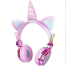 Universal Casque licorne enfant sans fil bluetooth