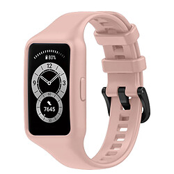 Avizar Bracelet pour Huawei Band 7 / 6 Pro / 6 / Honor Band 6 Silicone Souple Rose