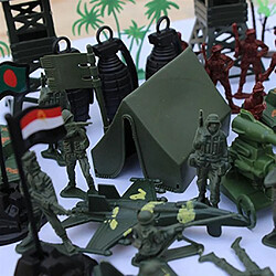 Acheter 170 pièces en plastique soldat 5cm armée figures playset pour le modèle de scène de sable de l'armée