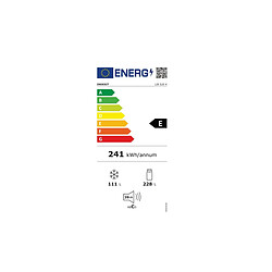 Réfrigérateur combiné 60cm 339l statique noir - LI8S2EK - INDESIT