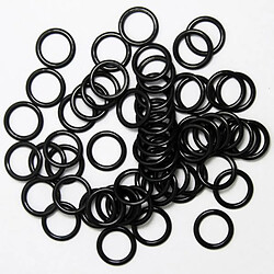 100 pcs métal soutien-gorge lingerie bracelet couture clip crochet o anneaux curseur noir 10mm pas cher