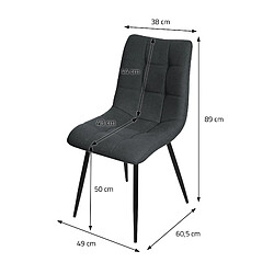 Acheter ML-Design Lot de 6 chaises de salle à manger Chaise de cuisine Chaise de salon Chaise remb