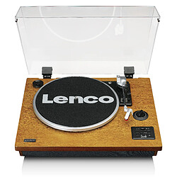 Lenco Platine vinyle avec Bluetooth®, USB, MP3, haut-parleurs LS-55WA Bois 