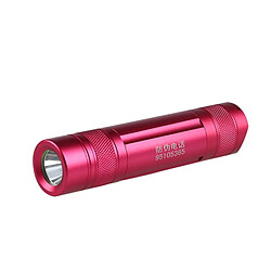 Avis Wewoo Lampe de poche torche or rose pour Randonnée / Conduite Tour / Camping 3W 220 LM CREE XPE IP67 Imperméable Forte Mini Portable LED de avec / Moyen / Faible / Stroboscope / SOS Modes