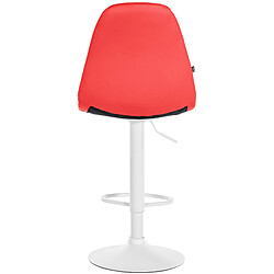 Non Tabouret de bar Elmore simili cuir W pas cher