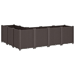 Acheter vidaXL Jardinière marron 160x120x53 cm polypropylène