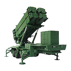 Avis 1:72 Moulé sous Pression USA PAC-3 Patriot Missile 4D Jouet D'affichage de Modèle de Véhicule Militaire