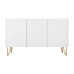 Acheter Bestmobilier Cali - buffet bas - effet marbre - 144 cm