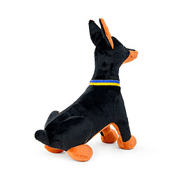 WP Merchandise - Peluche Doberman Zeus avec collier patriotique