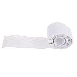 Acheter 1 mètre 30mm élastique spandex satin bande cheveux cravates accessoires blanc