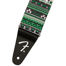 Ugly Xmas Sweater Strap Green Fair Isle Fender