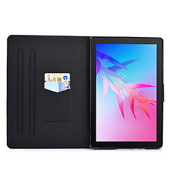 Etui en PU avec support et porte-carte pour Huawei Enjoy Tablet 2/MatePad T 10 9.7 pouces/T 10S 10.1 pouces/Pad X6 9.7 pouces - eau de mer