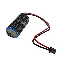 vhbw Batterie Li-Ion 1800mAh (3V) pour l'unité de commande, Mitusibishi Q02CPU, Q02HCPU, Q06HCPU, Q12HCPU comme Q6BAT, CR17335SE-R, ER2/3A, GT15-Bat.