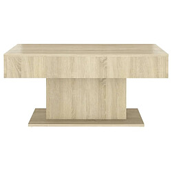 Acheter Maison Chic Table basse pour salon | Table à café Chêne sonoma 96x50x45 cm Aggloméré -GKD84261