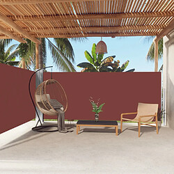 vidaXL Auvent latéral rétractable 160x600 cm - Marron