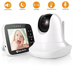 3.5 Pouces Bébé Moniteur 2.4G Bébé Moniteur Voix Interphone Bébé Moniteur Alimentation Directe