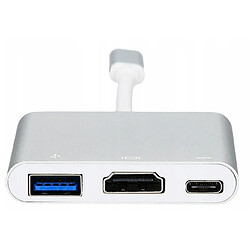 GUPBOO ADAPTATEUR ADAPTATEUR HUB 3EN1 USB-C HDMI 4K MACBOOK,JL2644