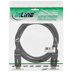 Avis InLine® HDMI Angle Plug 180 ° haute vitesse avec Ethernet A à A plaqué or 3 m