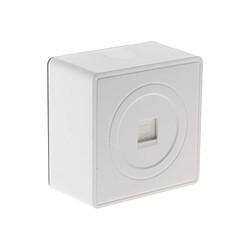 Prise tel RJ45 en saillie blanc - gamme Vulco - Zenitech