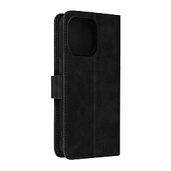 Avizar Étui pour iPhone 14 Pro Folio Portefeuille Support Vidéo Mat Soft Touch noir