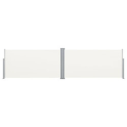 Maison Chic Auvent latéral rétractable de balcon | Store extérieur | Auvent solaire 160x600 cm Crème -GKD70127