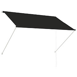 vidaXL Auvent rétractable 200x150 cm Anthracite