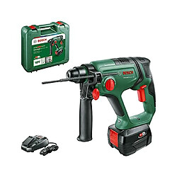 Marteau perforateur sans-fil Bosch UniversalHammer 18V (livré avec 1 bat 4.0 Ah, 18V, Perçage/Marteau perforateur/Burinage, 2.0 J Impact Energy, Porte-outils SDS Plus, dans un carton)