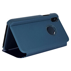 Acheter Avizar Housse Apple iPhone XR Etui Folio Miroir Ultra-fine Clapet Translucide - Bleu