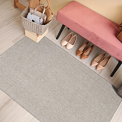 Thedecofactory BANGALOR - Tapis de couloir extérieur/intérieur aspect jute gris 80x150