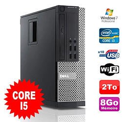 PC Dell Optiplex 990 SFF I5-2400 3.1GHz 8Go Disque 2000Go DVD Wifi W7 - Occasion