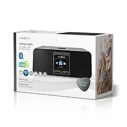 Radio Internet Bluetooth Wi-Fi FM, DAB+ Multifonction Conception de Table, Smartphone Tablette, Ecran Couleur, AirMusic, Usb