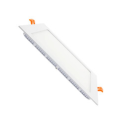 Ledkia Dalle LED 18W Carrée Extra-Plate Coupe 205x205 mm Blanc chaud 3000K