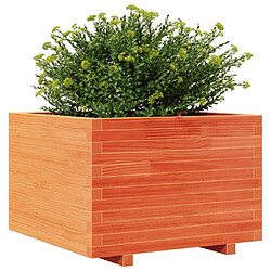 Avis vidaXL Jardinière cire marron 70x70x49,5 cm bois de pin massif