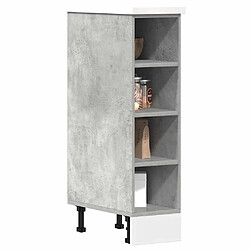 vidaXL Armoire de plancher gris béton 20x44,5x81,5cm bois d’ingénierie