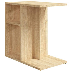 vidaXL Table d'appoint Chêne sonoma 50x30x50 cm Bois d’ingénierie