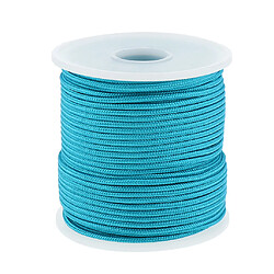 Avis 2mm 50m paracorde corde de parachute corde accessoires de tente de camping en plein air bleu