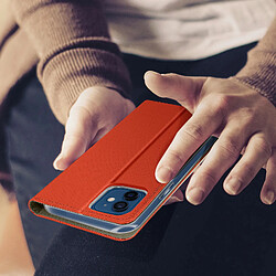 Avizar Étui Apple iPhone 12 Mini Housse Folio Porte-carte Fonction Support rouge pas cher