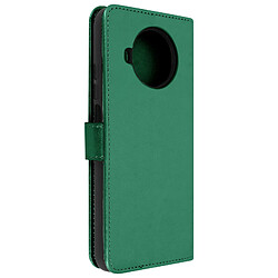 Avizar Étui Xiaomi Mi 10T Lite Portefeuille Support Vidéo Motif Mandala Fleur Vert