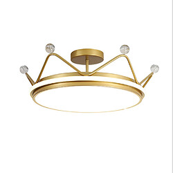 Universal 34w candelabre couronne d'or chambre salle à manger hôtel chambre d'hôtes décoration rose princesse lampe chambre enfant (lampe chaude)