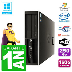 PC HP Compaq 8100 SFF G6950 RAM 16Go Disque 250Go Graveur DVD Wifi W7 - Occasion