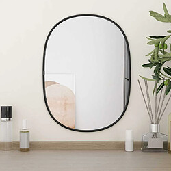 vidaXL Miroir mural Noir 40x30 cm