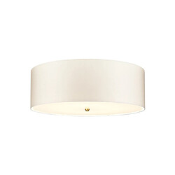 Elstead Lighting Plafonnier Fletcher Acier doux Laiton vieilli