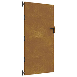 vidaXL Portail de jardin 85x200 cm acier corten