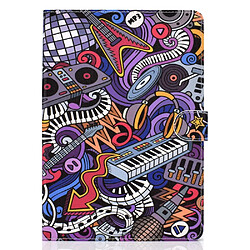 Etui en PU impression universelle avec support instrument de musique pour votre Apple iPad mini (2019) 7.9 pouces/4/3/2/1