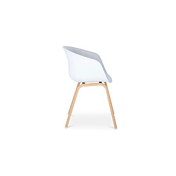 Avis ICONIK INTERIOR Chaise de salle à manger scandinave rembourrée avec accoudoirs Jaune