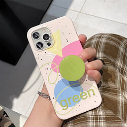 GUPBOO Étui pour iPhone13ProMax support géométrique de couleur pour femmes étui de téléphone portable de style coréen japonais