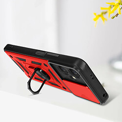 Avizar Coque pour Xiaomi Redmi Note 12 5G Cache caméra Bague Support Vidéo Rouge pas cher