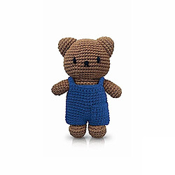 Peluche Boris salopette bleu - Just Dutch