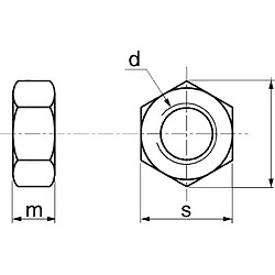 Écrous hexagonaux Acton nylon 66 DIN 934