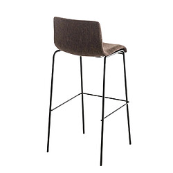 Acheter Non Tabouret de bar Hoover tissu 4 pieds structure noir